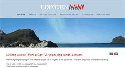 Desktop Screenshot of lofotenleiebil.no